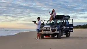 Bribie Island 4WD, Kayak, Beach & Bunker Half Day Tour | From Bribie Island